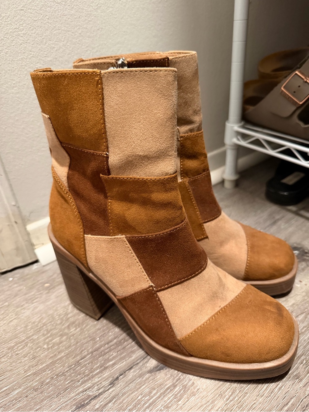 Universal Thread Patchwork Boots